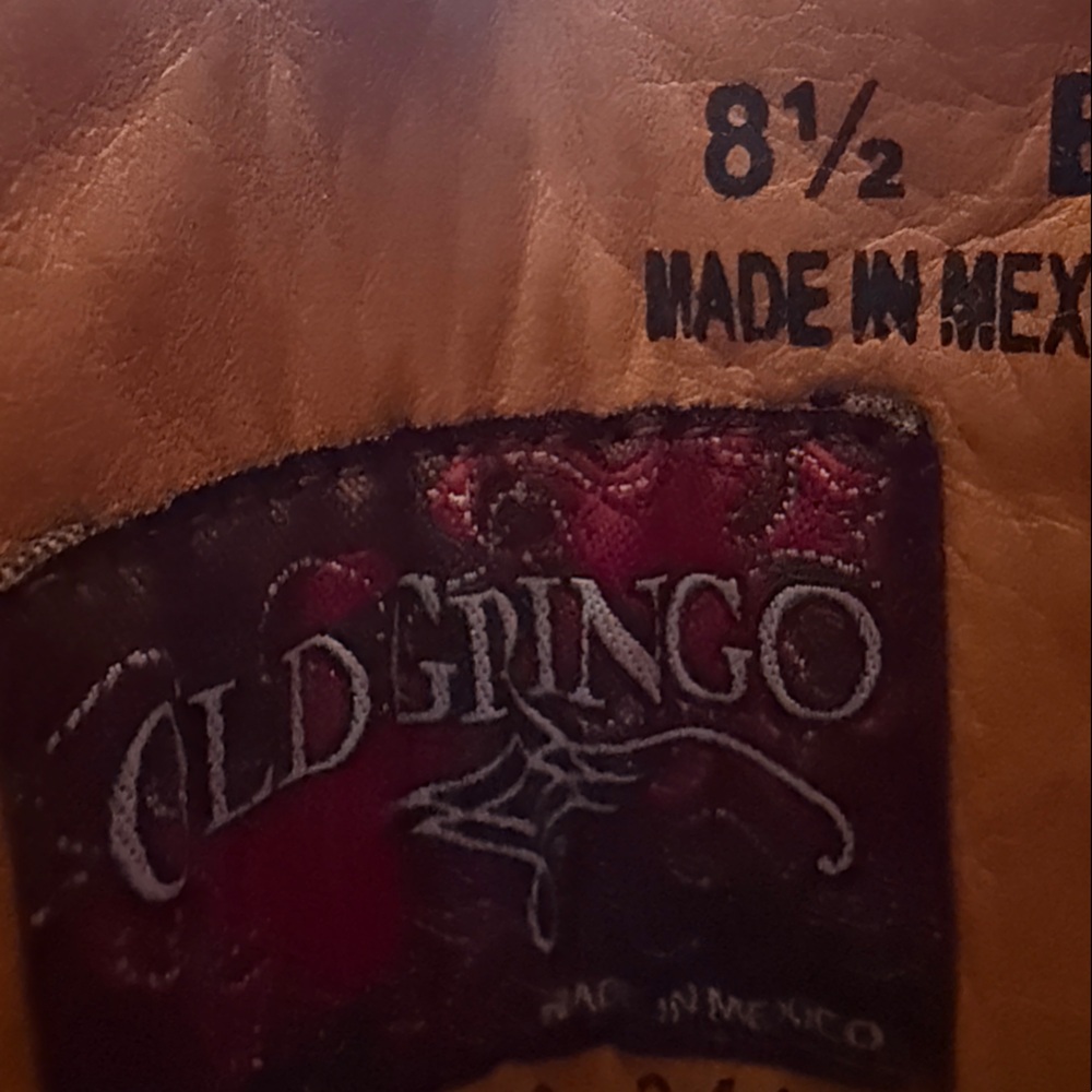Old Gringo Black and Cream shooter boots - Picture 8 of 10